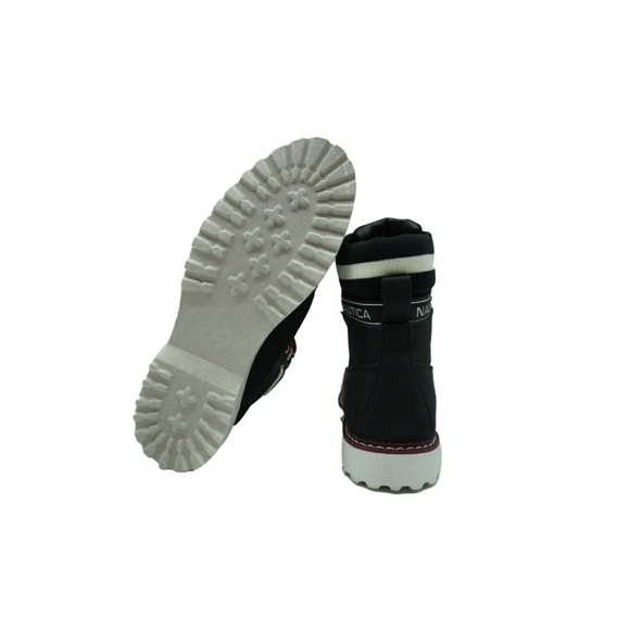 Nautica Women's Galiah Padded Collar Lace Up Hiking Boots, Color Black R… - Picture 2 of 6